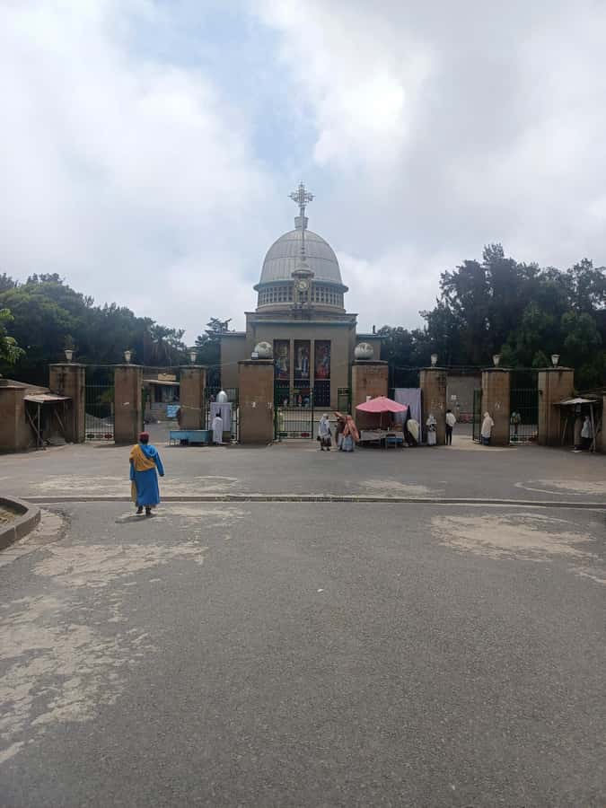 Day trip to Debre Libanose and Portuguese Bridge. - The cave where St. Tekle Haimanot prayed