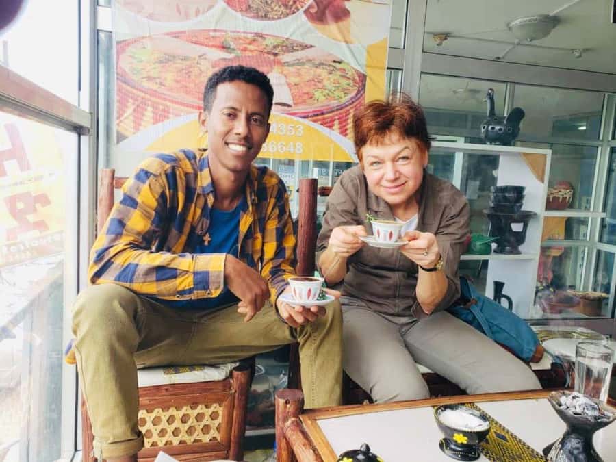 Ethiopian cooking class - The coffee ceremony that follows