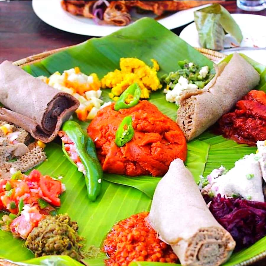 Food tour in Addis Ababa with airport pick-up. - Beyaynetu: A Friendly First Plate of Ethiopian Food