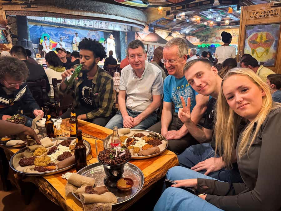 From Addis Ababa: 2-Day Awash National Park and Crater - Lunch in Awash and the road to Doho Lodge