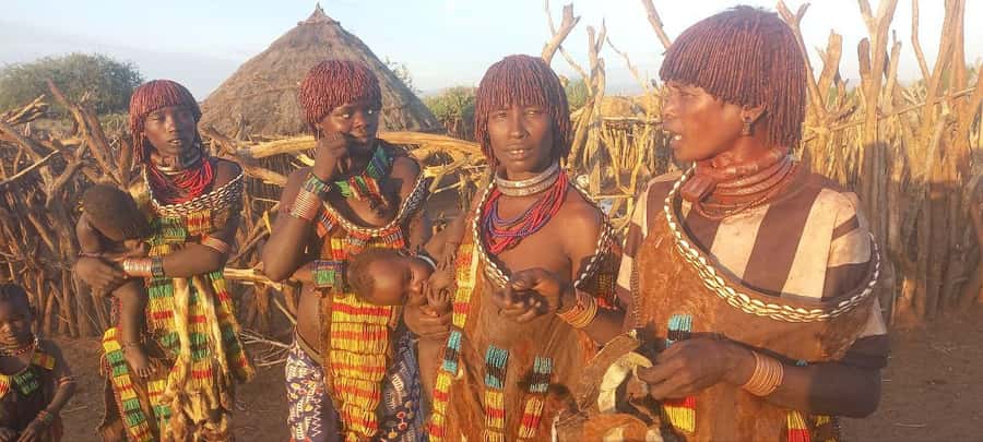 From Jinka: 4-Day Omo Valley Tour with Mursi and Hamar … - Day two: Key Afer Market and an evening in Turmi