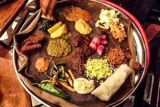 Local Ethiopian Food Tour - Vegetarian dishes at a family-owned restaurant