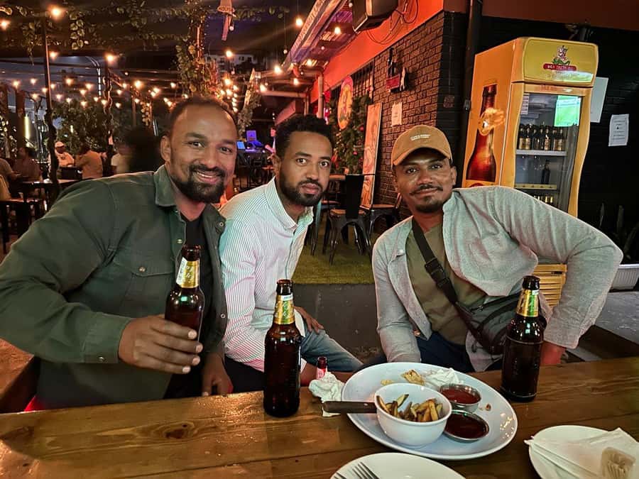 Pub-crawl Tour ( locally crafted beer and wine tasting ) - Starting the night in Addis Ababa